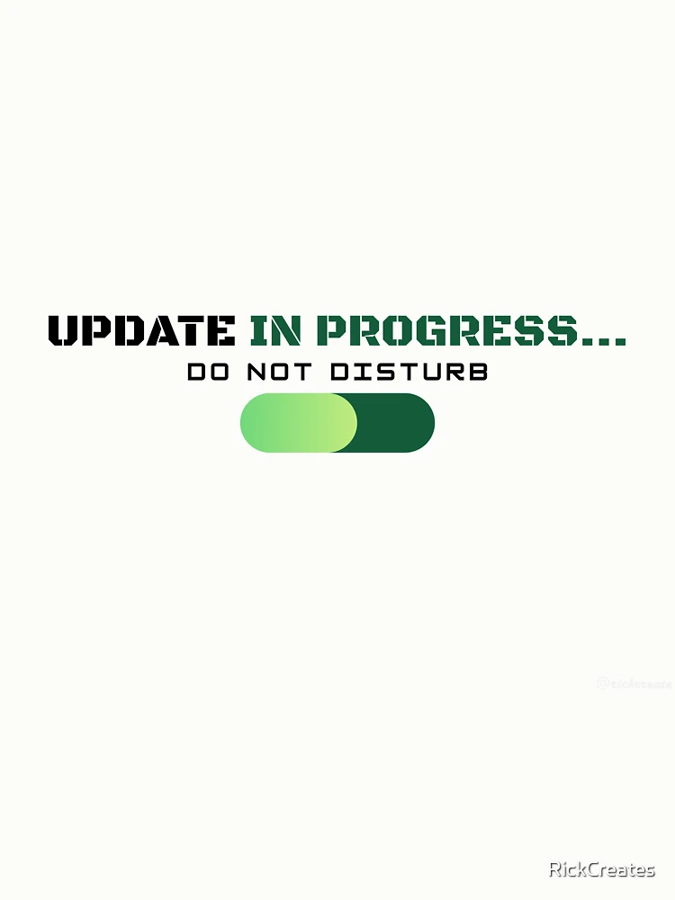 Thumbnail 6 of 6, Pullover Sweatshirt, Update In Progress - Programmer Meme designed and sold by RickCreates.