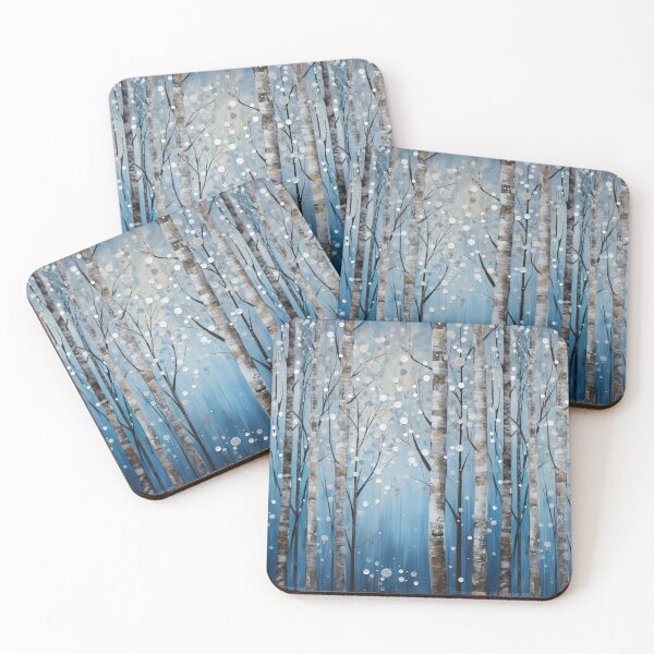 Item preview, Whispers of Frost – The Silver Birch Collection designed and sold by Ewa Miller.