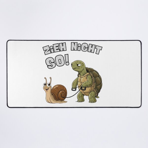 Item preview, Don't pull like that! Funny turtle-snail comic saying designed and sold by SugarTeddys.