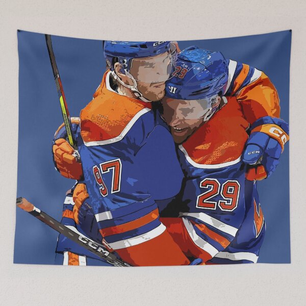 Item preview, McDavid + Draisaitl designed and sold by raffrasta.
