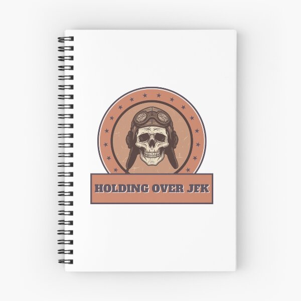 Item preview, Holding Over JFK – Aviation Halloween Skull Pilot Design designed and sold by MilanPetki.
