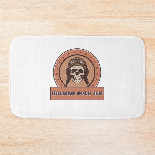 Item preview, Holding Over JFK – Aviation Halloween Skull Pilot Design designed and sold by MilanPetki.