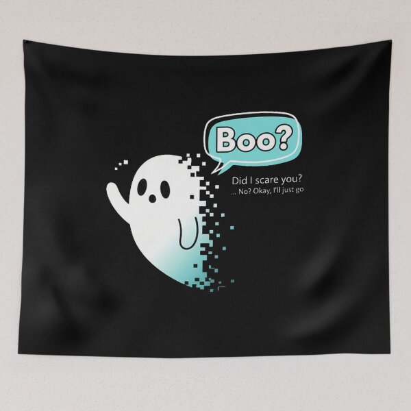 Item preview, The Awkward Ghosting Tee: Funny Sarcastic "Boo?" Introvert Humor designed and sold by nhstaruna.