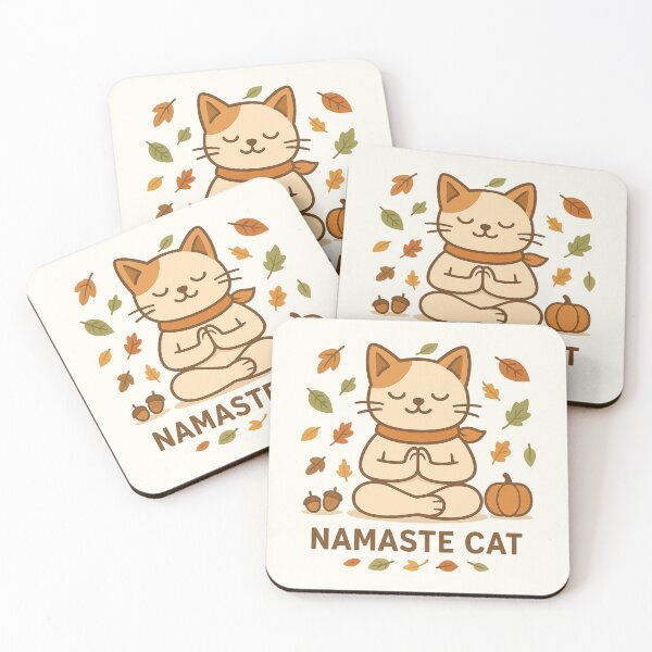 Item preview, Namaste Cat – Cute Yoga Cat Design for Mindful Souls designed and sold by Velustro Shop.