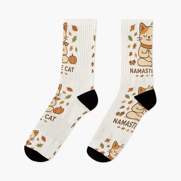 Item preview, Namaste Cat – Cute Yoga Cat Design for Mindful Souls designed and sold by Velustro Shop.