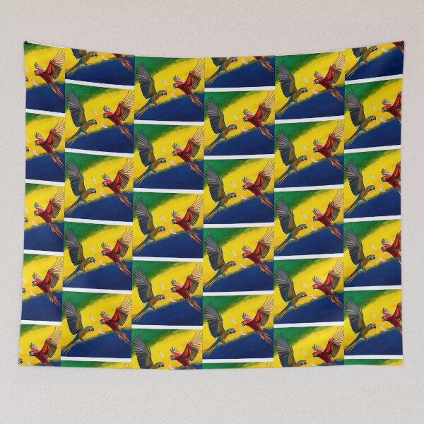Item preview, Meeting of the Macaws in the Brazilian Sky designed and sold by Homehello.