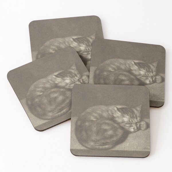 Item preview, Sleeping cat designed and sold by felttipcat.