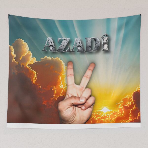 Item preview, Azadî – Freedom and Peace Artwork designed and sold by Avakurd.