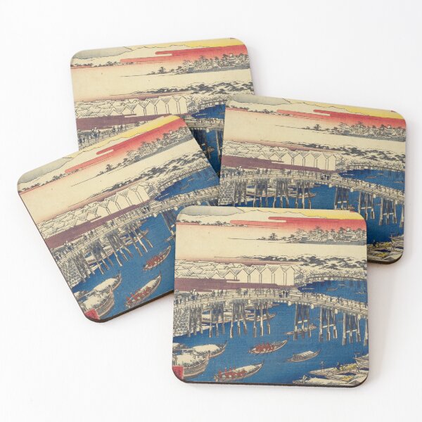 Item preview, "Hiroshige’s Edo Views Collection – Ukiyo-e Landscape Series" designed and sold by TsukuyomiJapan.
