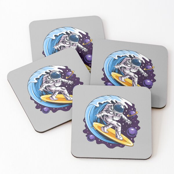 Item preview, Astronaut surfing waves in space designed and sold by Joncasmiart.