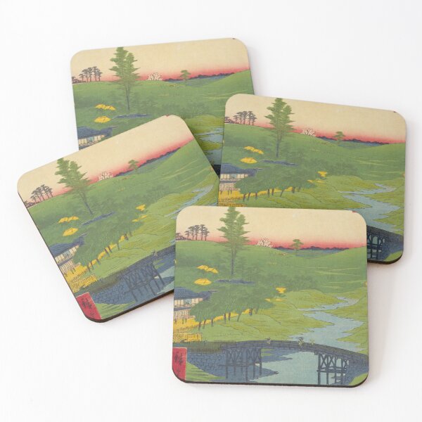 Item preview, "Hiroshige’s Edo Views Collection – Ukiyo-e Landscape Series" designed and sold by TsukuyomiJapan.