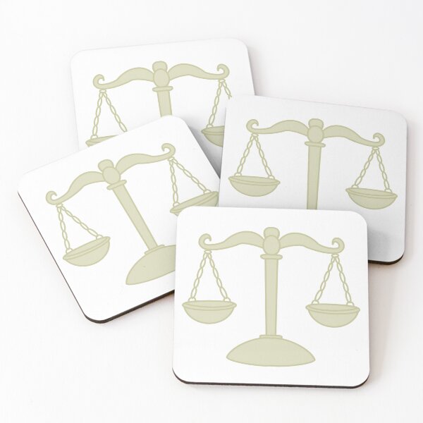 Item preview, Pastel Green Scales of Justice – Minimal Law Aesthetic Design for Lawyers & Law Students designed and sold by MagicMe-JD.