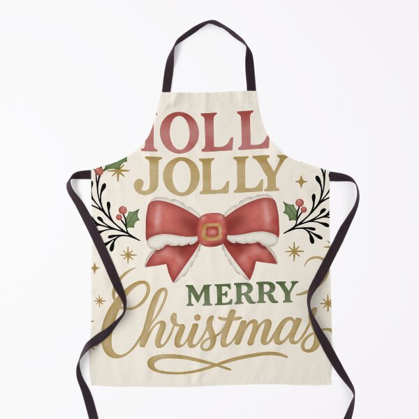 Item preview, Holly Jolly Merry Christmas – Elegant Watercolor Holiday Typography Design designed and sold by wanderbloomm.
