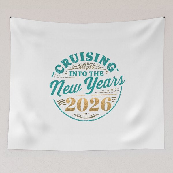 Item preview, Cruising Into the New Years 2026 Cruise T‑Shirt | Nautical New Year Party Tee for Family Vacation, Cruise Crew, Captain & First Mate Matching Outfits  designed and sold by GAIDREDA.