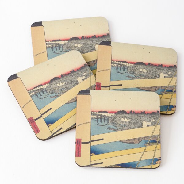 Item preview, "Hiroshige’s Edo Views Collection – Ukiyo-e Landscape Series" designed and sold by TsukuyomiJapan.