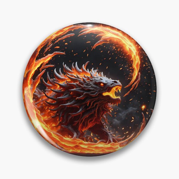 Item preview, Born of Fire – The Metal Beast Awakens designed and sold by PawPrintedArt.