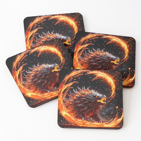Item preview, Born of Fire – The Metal Beast Awakens designed and sold by PawPrintedArt.