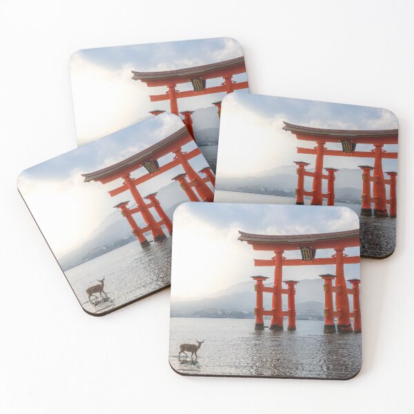 Item preview, Itsukushima Shrine Torii Gate at Sunset, Miyajima Japan designed and sold by pepperonishots.