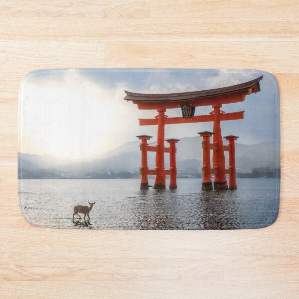 Item preview, Itsukushima Shrine Torii Gate at Sunset, Miyajima Japan designed and sold by pepperonishots.