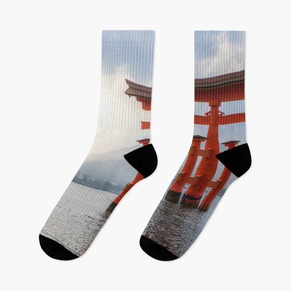 Item preview, Itsukushima Shrine Torii Gate at Sunset, Miyajima Japan designed and sold by pepperonishots.