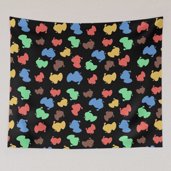 Item preview, Colorful Turkey Pattern - Autumn Mood designed and sold by TherezaDesign.