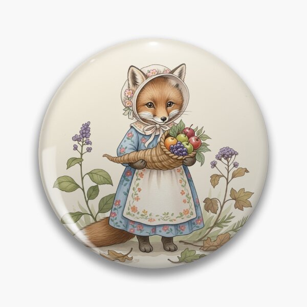 Item preview, Autumn Blessings – Little Fox with Harvest Basket designed and sold by Pasteltone.