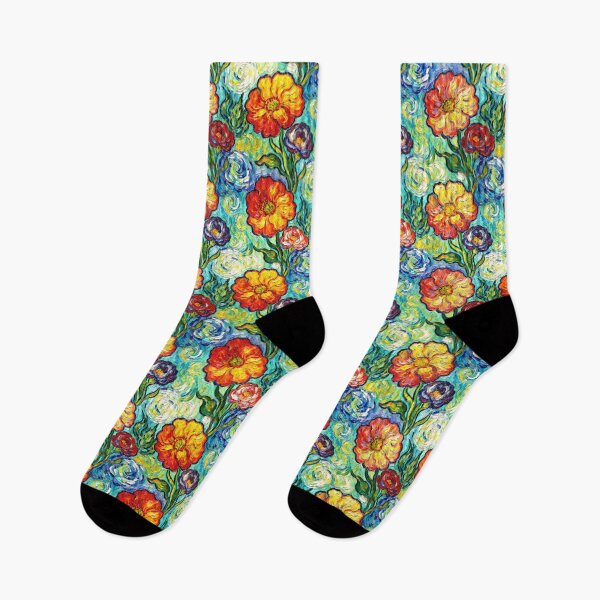 Item preview, Impressionistic Floral Paint Print Seamless Repeat designed and sold by Sharon Schwalbe.
