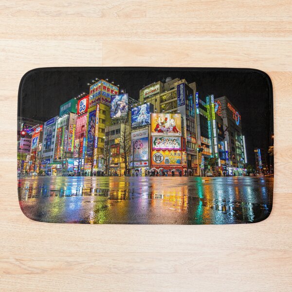 Item preview, Akihabara Night Lights Reflections, Tokyo Japan designed and sold by pepperonishots.