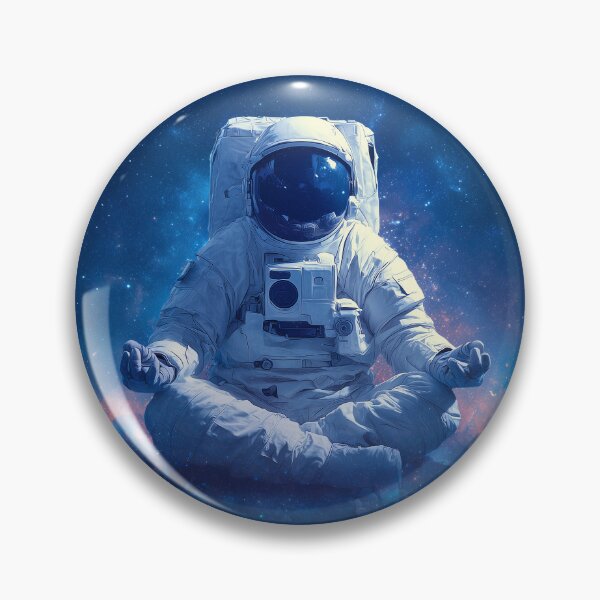 Aperçu de l'œuvre Astronaute en méditation cosmique créée et vendue par Das Leben - Eine Hassliebe.