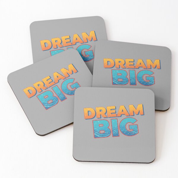 Item preview, Dream Big Inspirational Quote with Ocean Waves designed and sold by Devon  Designs.