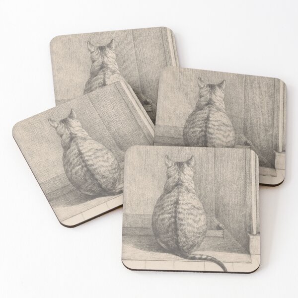Item preview, Sitting Cat 5 designed and sold by felttipcat.