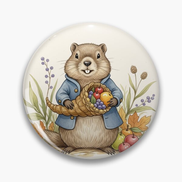 Item preview, Autumn Harvest Joy – Woodland Friend with Cornucopia designed and sold by Pasteltone.