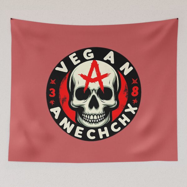 Item preview, vegan anarchy designed and sold by NCNGDESIGN.