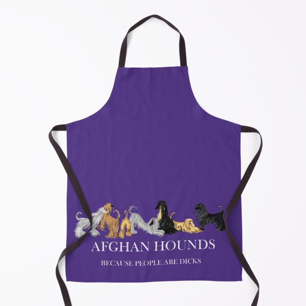 Item preview, Afghan Hounds, because people are ? {purple background} designed and sold by Faerieglen.