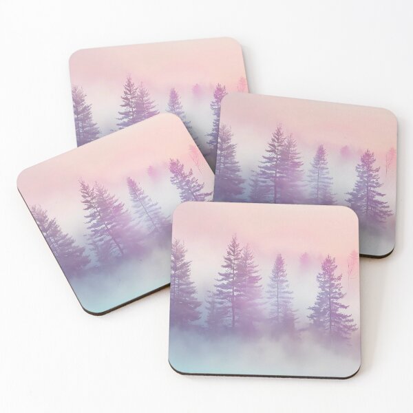 Item preview, Misty Forest at Sunrise designed and sold by Design-Illusi0n.