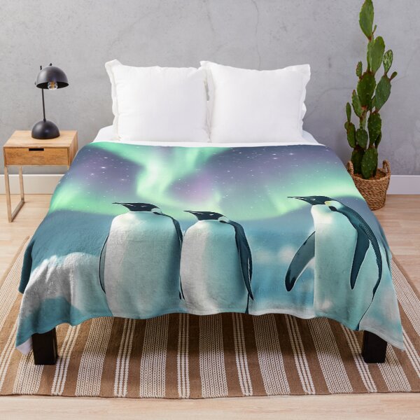 Item preview, Penguins under the Aurora Borealis designed and sold by JoeZigns81.