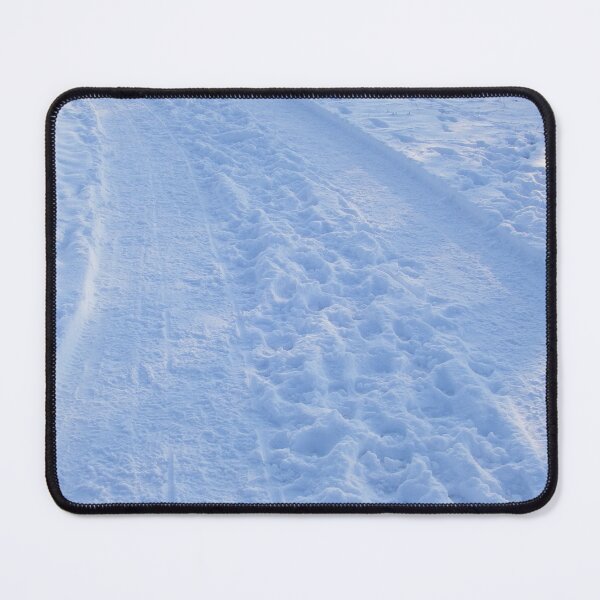 Item preview, Blue snow with tiretrails designed and sold by CreaTwinkles.
