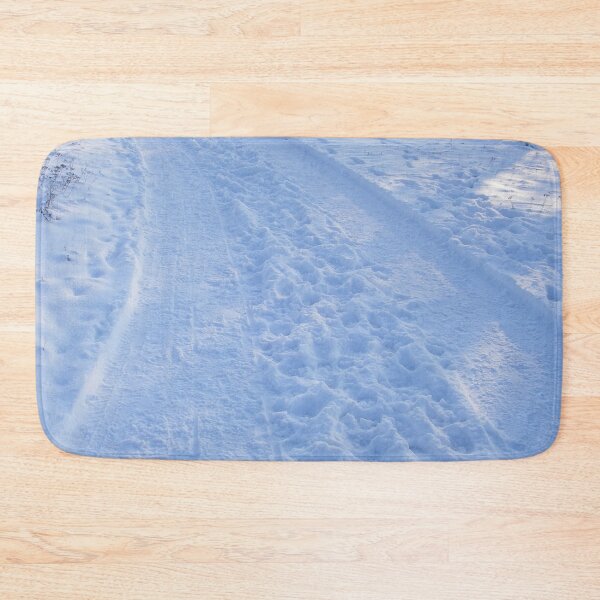 Item preview, Blue snow with tiretrails designed and sold by CreaTwinkles.