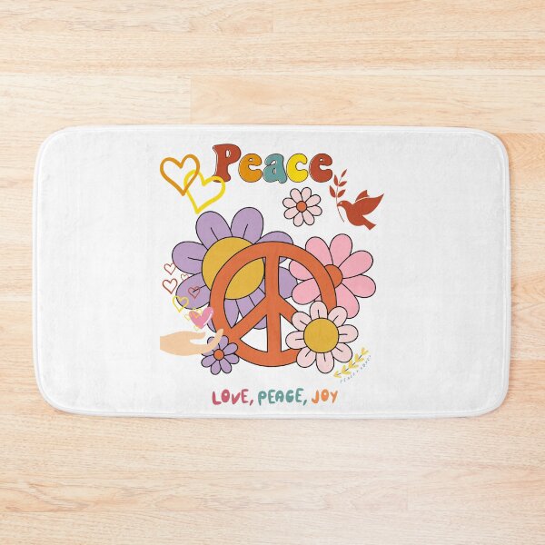 Item preview, Peace Love Joy Hippie Flowers designed and sold by AnaPixMar.