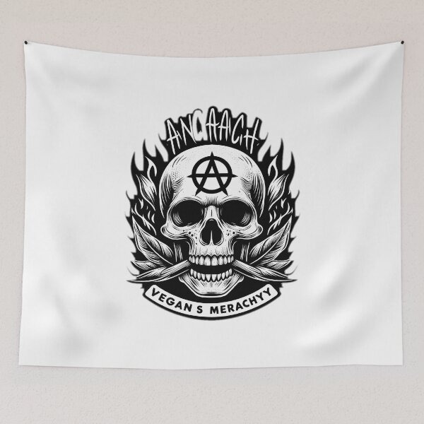 Item preview, vegan anarchy designed and sold by NCNGDESIGN.