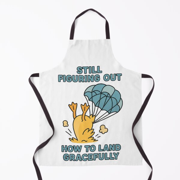 Item preview, Still Figuring Out How to Land Gracefully Funny Duck Design designed and sold by TeeTimeTreasure.