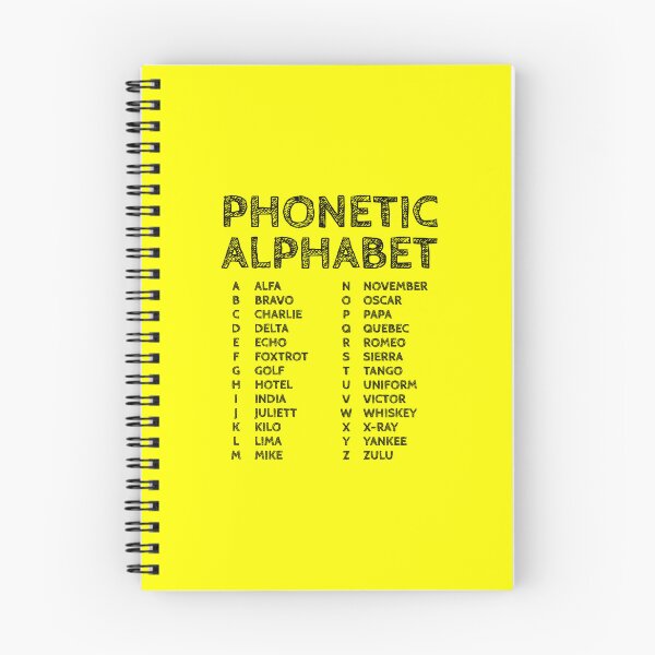 Item preview, Phonetic Alphabet Chart – Educational Yellow Edition designed and sold by AnnSign.