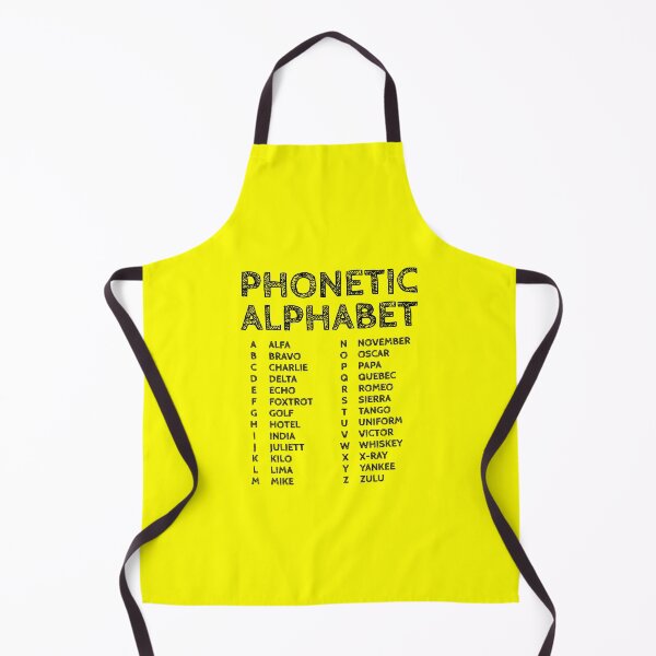 Item preview, Phonetic Alphabet Chart – Educational Yellow Edition designed and sold by AnnSign.