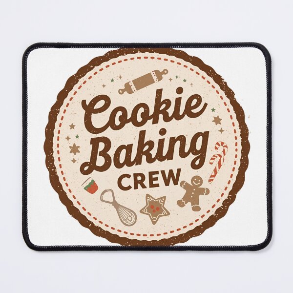 Item preview, Cookie Baking Crew T‑Shirt | Matching Family Christmas Baking Team Tee for Holiday Kitchen Fun, Gingerbread Decorating, Pajama Photos  designed and sold by GAIDREDA.