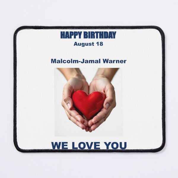 Item preview, Tribute to Malcolm-Jamal Warner — August 18 designed and sold by ariksworld.