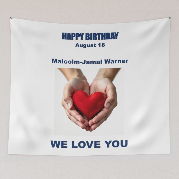 Item preview, Tribute to Malcolm-Jamal Warner — August 18 designed and sold by ariksworld.