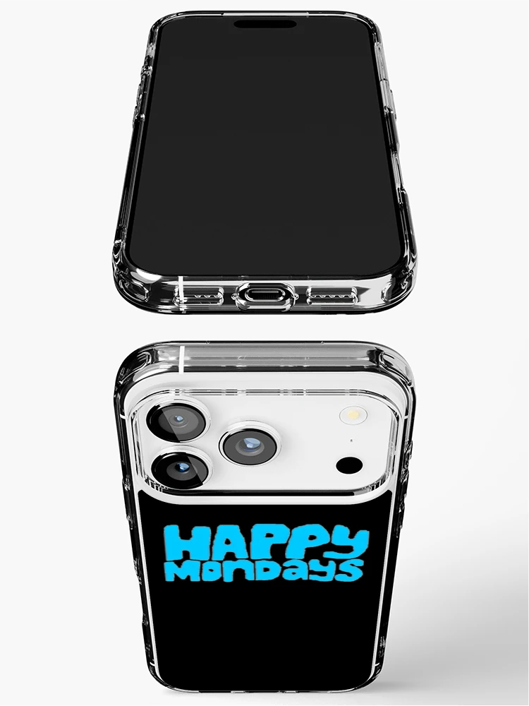 Aperçu 3 sur 5. Coque iPhone avec l'œuvre Groupe Happy Mondays créée et vendue par BrodieBouges.