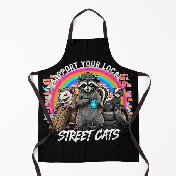 Item preview, Urban Crew: Street Art Raccoon Opossum Skunk Graphic T-Shirt designed and sold by nhstaruna.