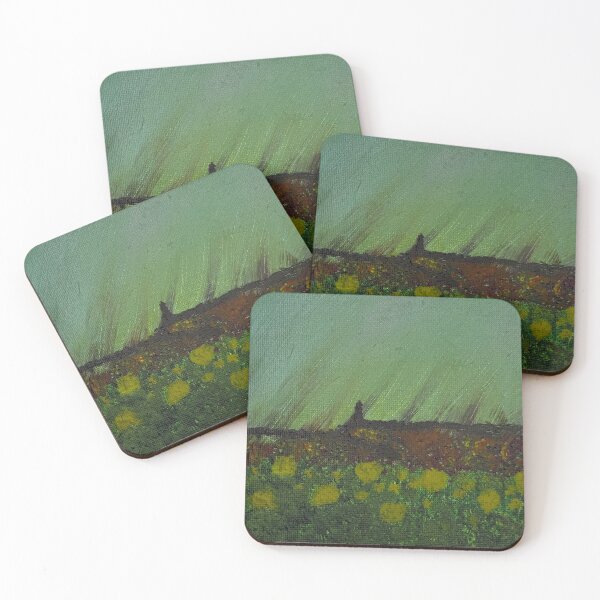 Item preview, Mohonk Sunflowers - acrylic painting designed and sold by augustsable.