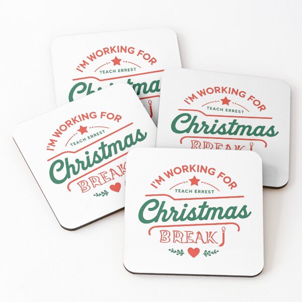 Item preview, I’m Working For Christmas Break 5 Stars T‑Shirt | Funny Teacher Holiday Tee with Star Rating, Classroom Humor, Winter Break Countdown  designed and sold by GAIDREDA.